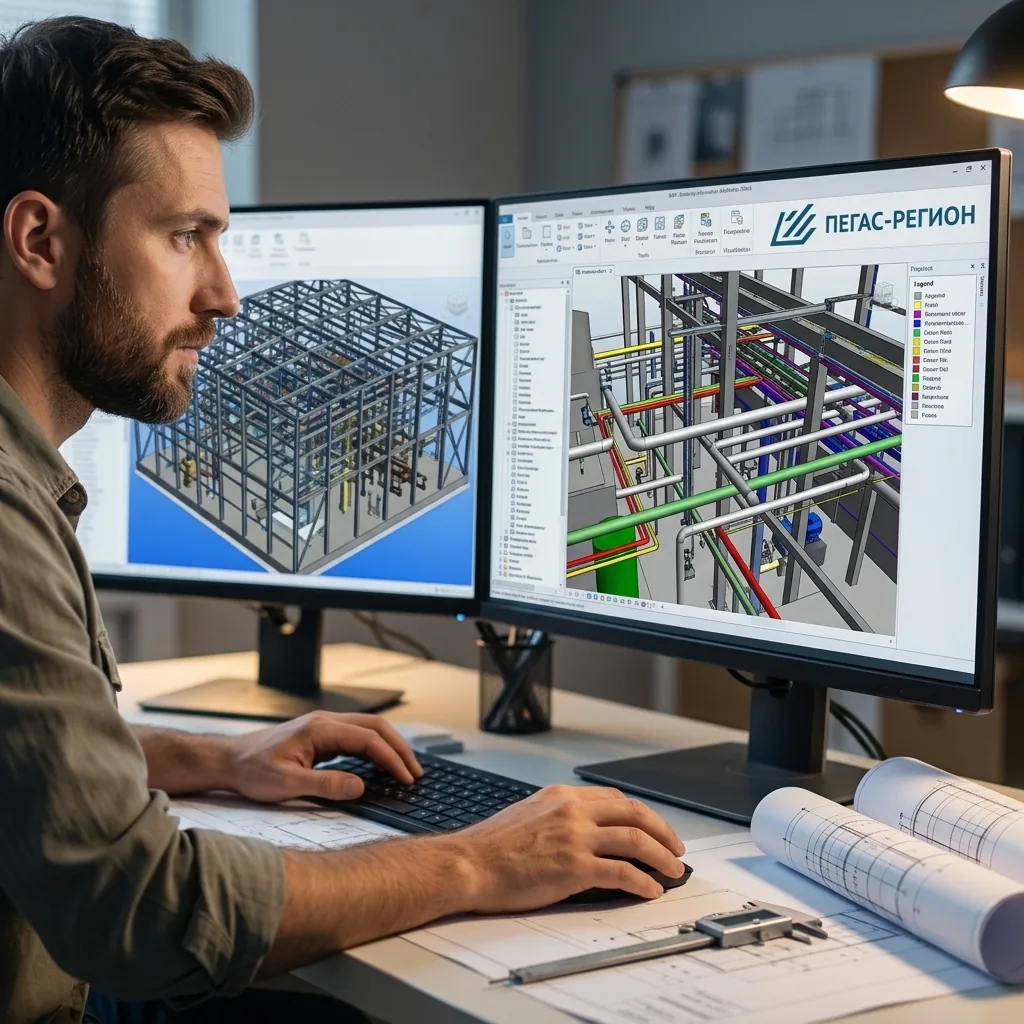 Разработка 3D BIM-моделей и расчёт несущих конструкций